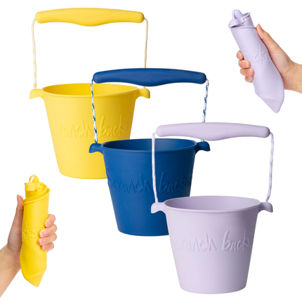 Seau en silicone flexible
