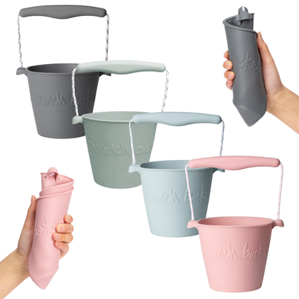 Seau silicone flexible - Couleurs nordiques