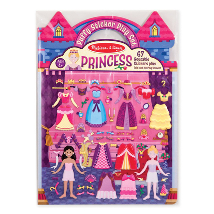 Autocollants en relief - Princesse