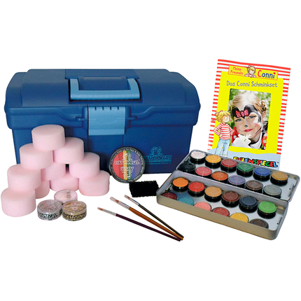 Peinture visage - Coffret 24 couleurs et access.