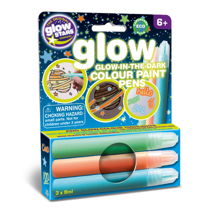 Feutres Glow in the Dark, 3 pièces