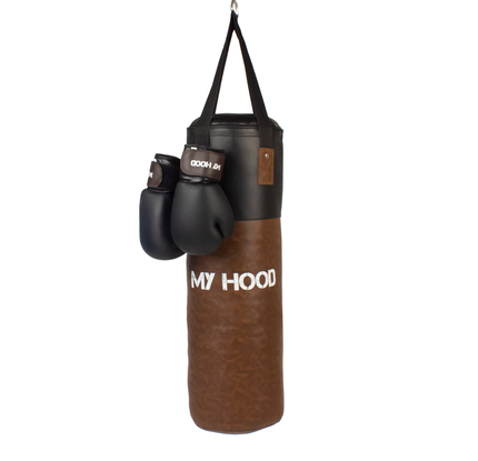 Punching ball avec gants 15 kg - Retro