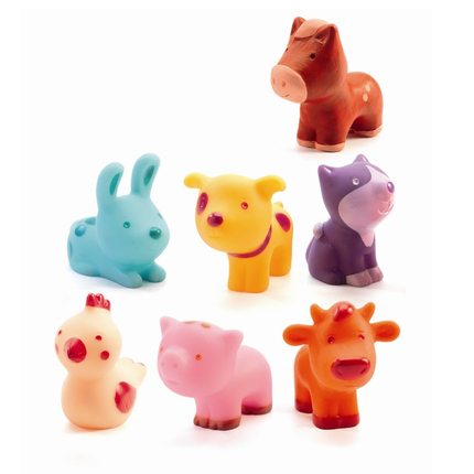 Troopo Farm animaux de la ferme, 7 pièces