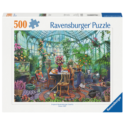 Puzzle de 500 pièces - Un matin dans la serre