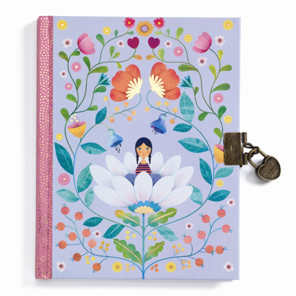 Carnet secret avec serrure - Marie