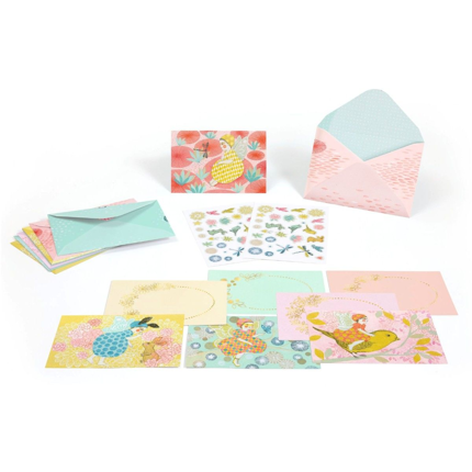Invitations d'anniversaire - Fées, 8 pièces