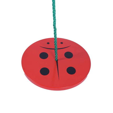 Balançoire disque coccinelle