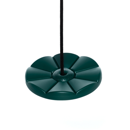 Balançoire disque Ø 28 cm - Vert (corde noire)
