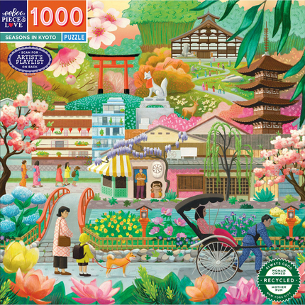 Puzzle de 1000 pièces - Saisons à Kyoto