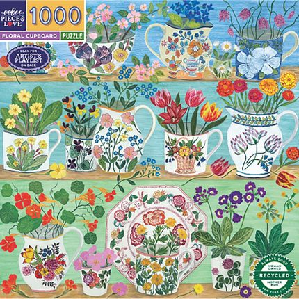 Puzzle de 1000 pièces - Armoire florale