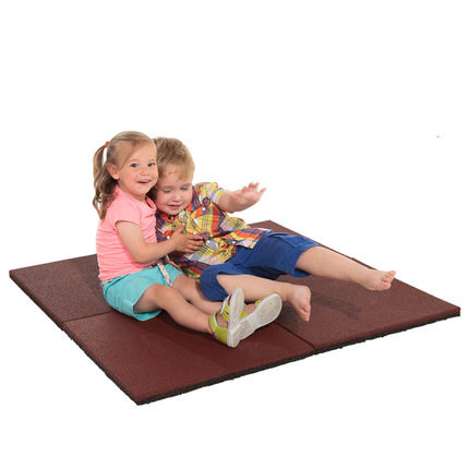 Tapis antichoc 50 x 50 cm/hauteur 45 mm