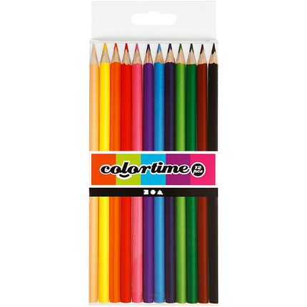 Crayons de couleur Couleurs assorties, 12 pièces