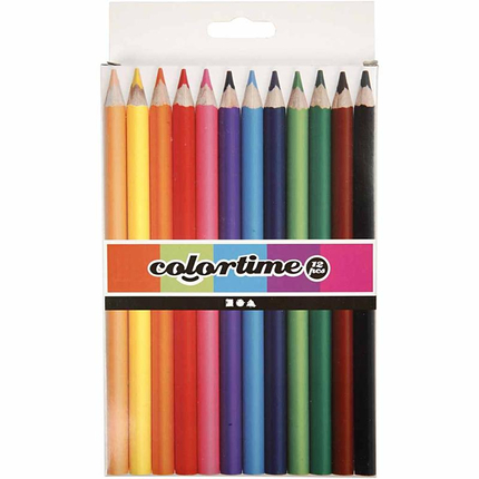 Crayons de couleur Jumbo (assortis), 12 pièces