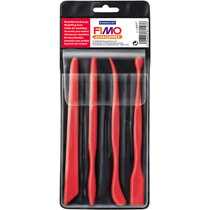 Outils de modelage en plastique FIMO, 4 pièces