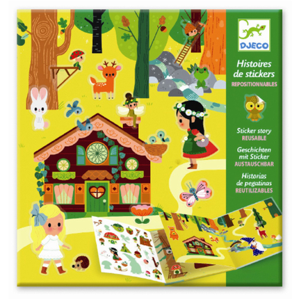 Histoires de stickers - La forêt magique