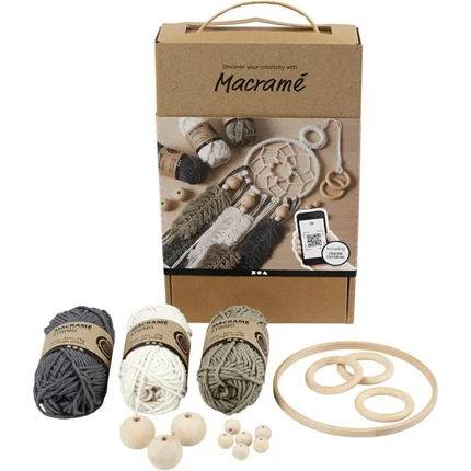 Kit démarrage macramé avec instructions