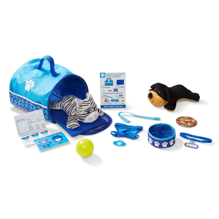 Kit de voyage animal domestique, 16 pièces