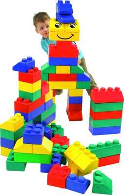 Blocs de construction souples, 100 pièces