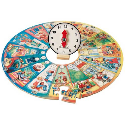 Puzzle éducatif XXL - Ma journée
