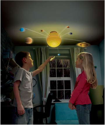 Lampe système solaire avec télécommande