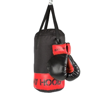Punching ball avec gants 4 kg