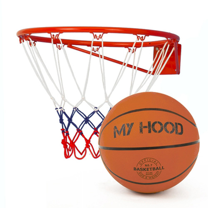 Panier de basket avec balle