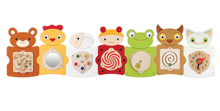 Panneaux muraux animaux - Lot de 7 pièces
