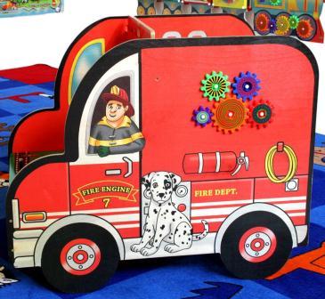Jouet camion de pompiers d'activités