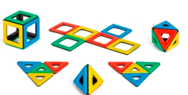 Kit de jeu magnétique Polydron, 32 pièces