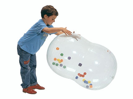Ballon d’exercice Peanut Ball Ø 55 cm, transparent