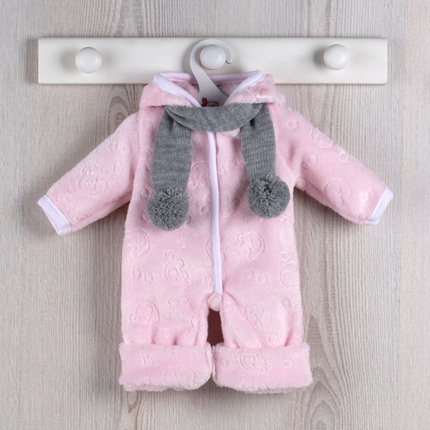 Vêtements poupée Así 43 cm - Pyjama polaire rose