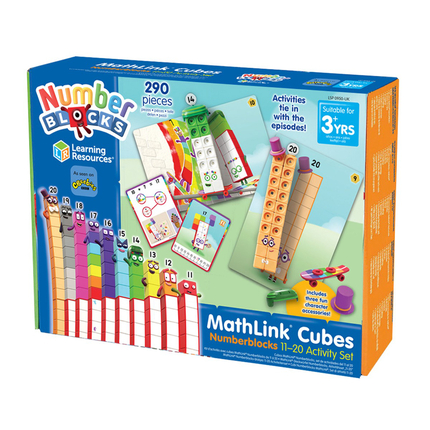 Act. avec cubes MathLink Numberblocks de 11 à 20
