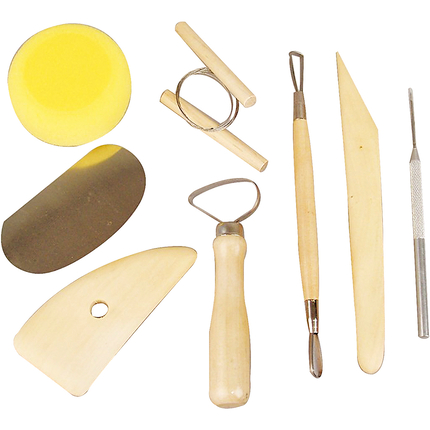 Outils de sculpture en bois, 8 pièces