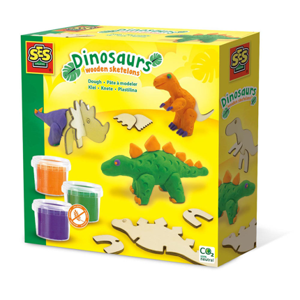Pâte à modeler - Kit dinosaures