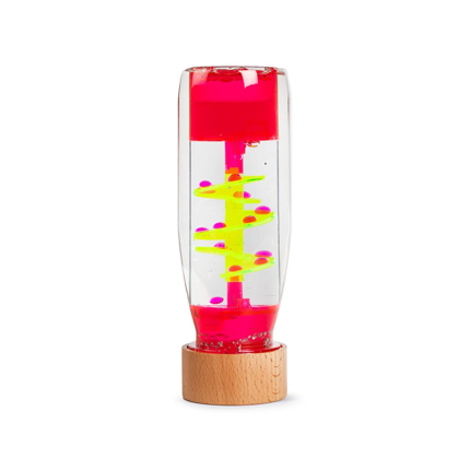 Bouteille sensorielle Move - Spirale rose
