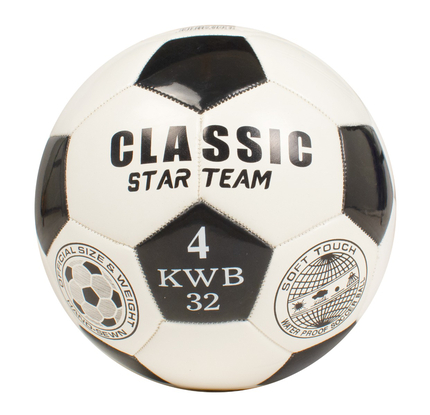 Ballon de football en cuir synthétique, T4