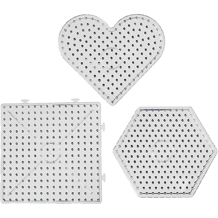 Plaques à picots maxi - Formes, 2 x 3 pièces