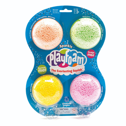 Playfoam lot de 4 couleurs - Paillettes
