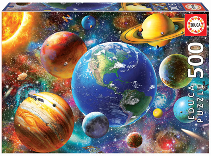 Puzzle - Système solaire, 500 pièces