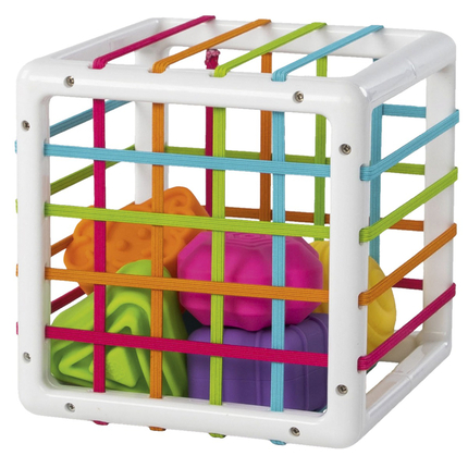 Cube à formes sensorielles Inny Bin