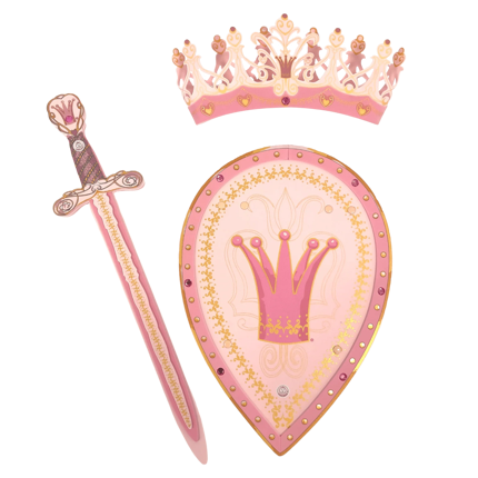 Kit épée + bouclier - Reine Rosa