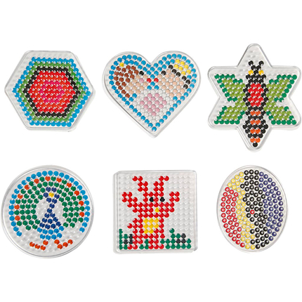 Plaques à picots medium - Formes, 6 pièces