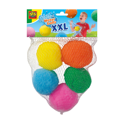 Balles d'eau Splash Ø 9 cm, 5 pièces