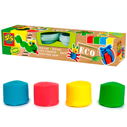 Pâte à modeler 4 × 90 g - Couleurs de base