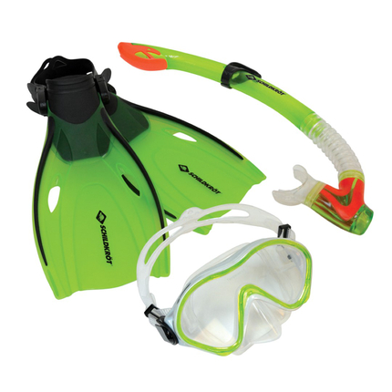 Set de snorkeling avec palmes (4-12 ans)