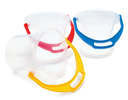 Seau transparent 14 cm