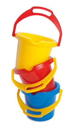 Seau avec bec verseur 14 cm (couleurs assorties)