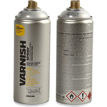 Vernis en spray 400 ml brillant