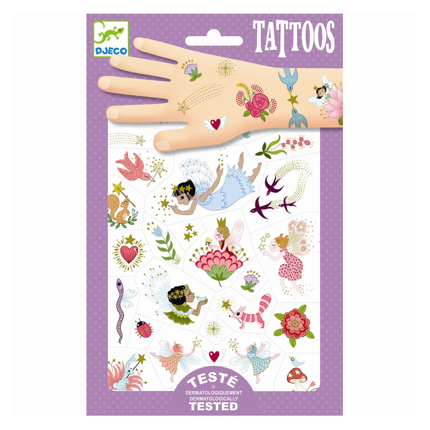 Tatouages effet métal Fairy Friends