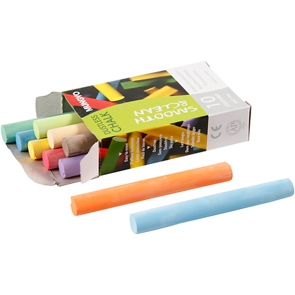 Bâtons de craie - Couleurs, 10 pièces